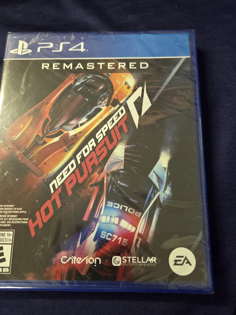 New Sealed Need for Speed Hot Pursuit Remastered (PS4) - Black/Red